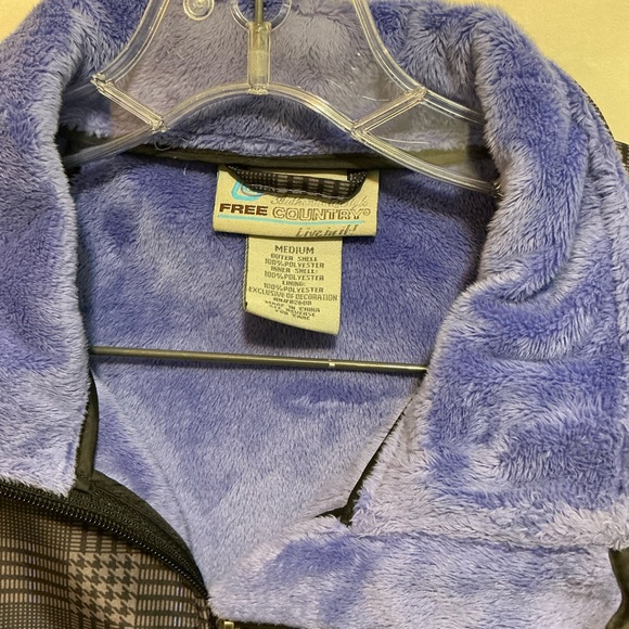 Free Country Ski & Snow Jacket Black and Blue - Picture 2 of 14